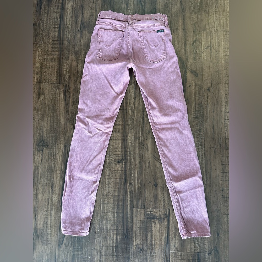 Pink Hudson Jeans Nico Super Skinny Midrise Jeans - Size 26